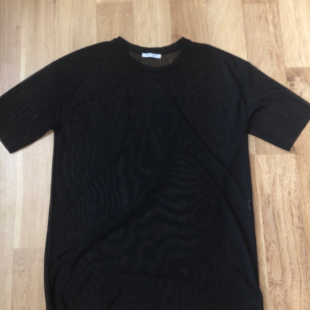 Zara Sheer See Through top